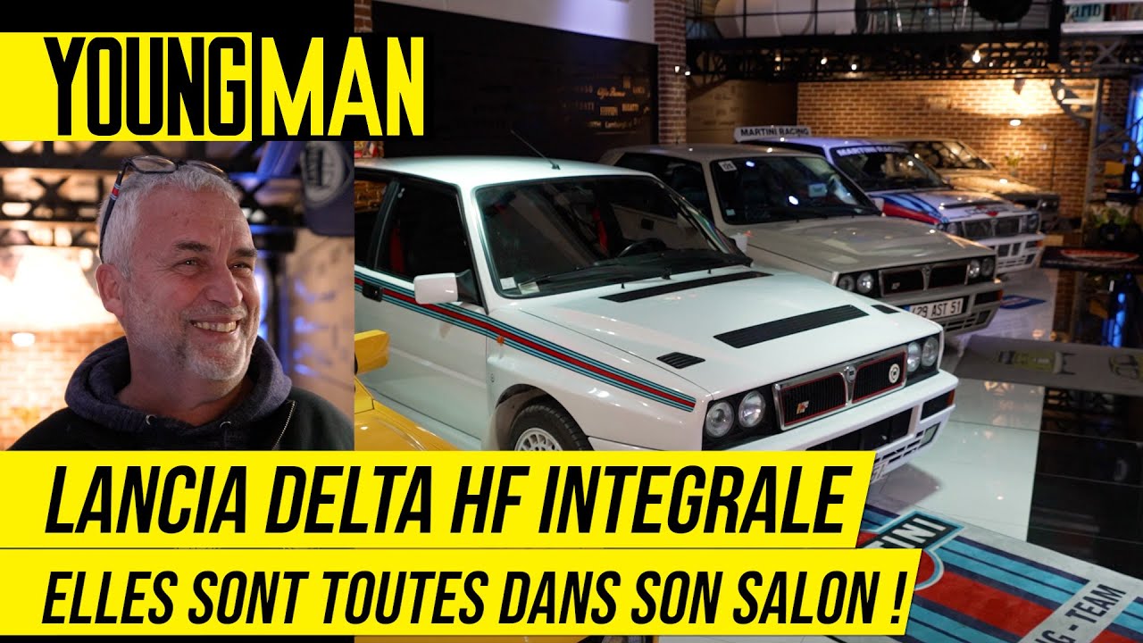 IL VIT AVEC 5 LANCIA DELTA HF INTÉGRALE DANS SON SALON  🏠🔥 et ce n’est pas un musée !