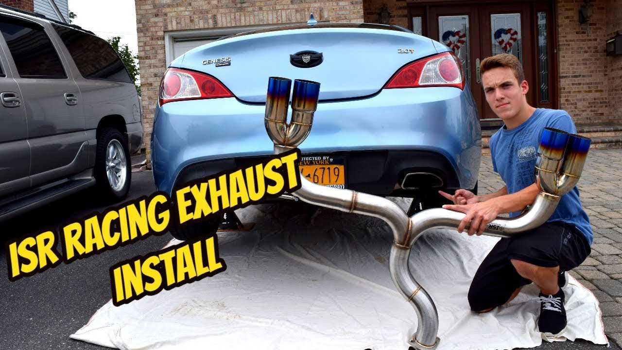 Installing ISR Racing Catback Exhaust On The Genesis