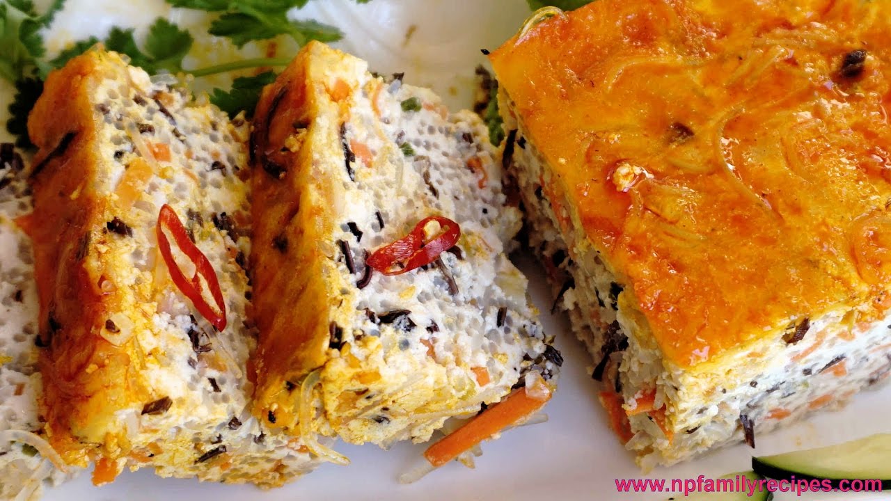 Vegetarian Steamed Meatloaf Recipe (Chả Hấp Chay) - NPFamily Recipe