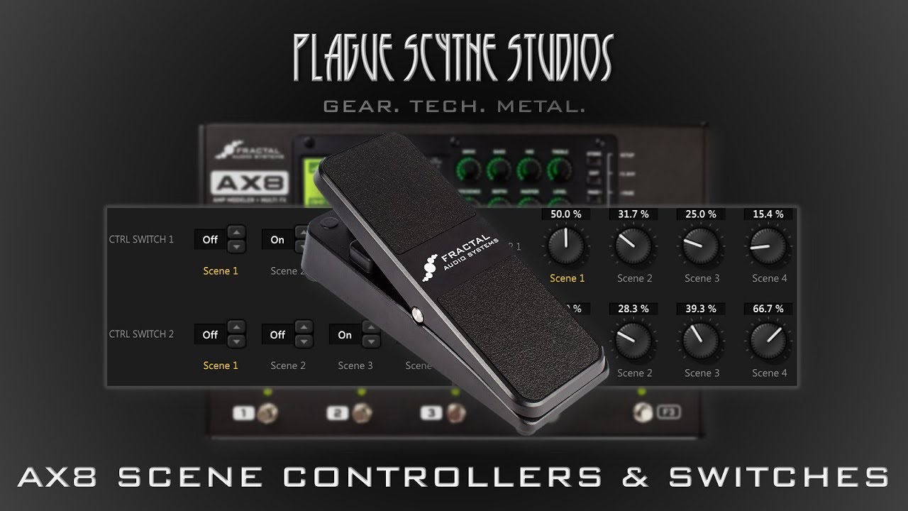 AX8 Scene Controllers, Control Switches, & Expression Pedals - Tutorial