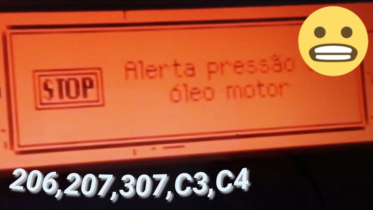 Troca do interruptor de óleo 206,207,307,C3,C4