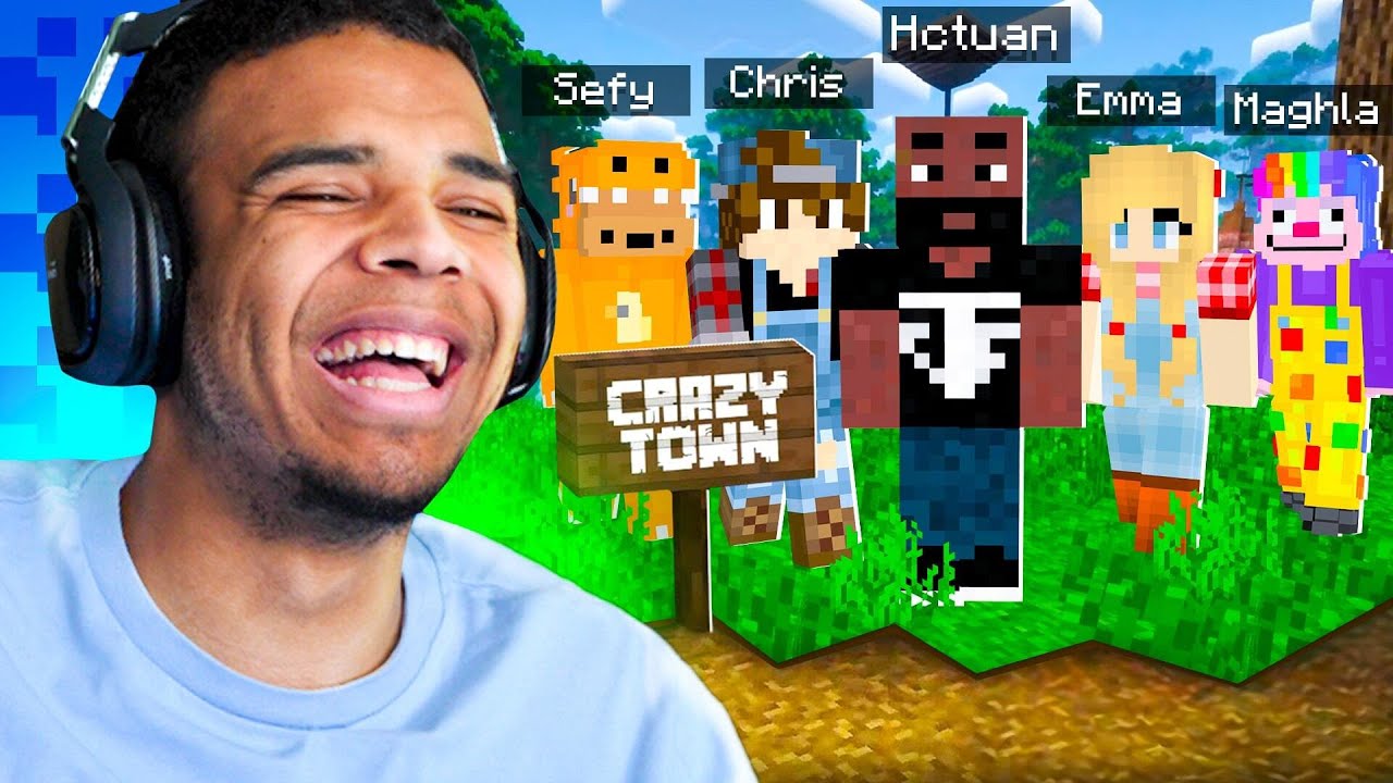 DE NOUVEAUX HABITANTS SUR CRAZY TOWN ? (Bon la miniature vous a spoilé)