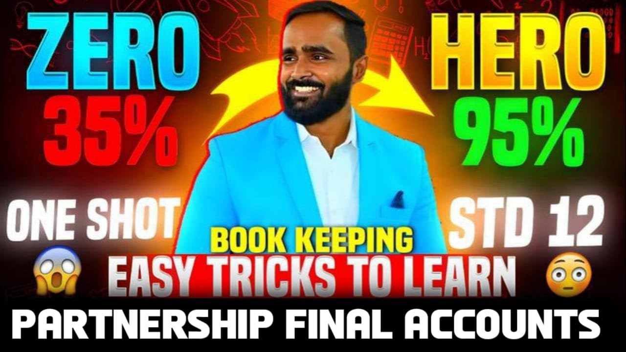 1.PARTNERSHIP  FINAL ACCOUNTS|EASY TRICK TO LEARN|12TH STD BK|BOARD EXAM 2024|PRADEEP GIRI SIR