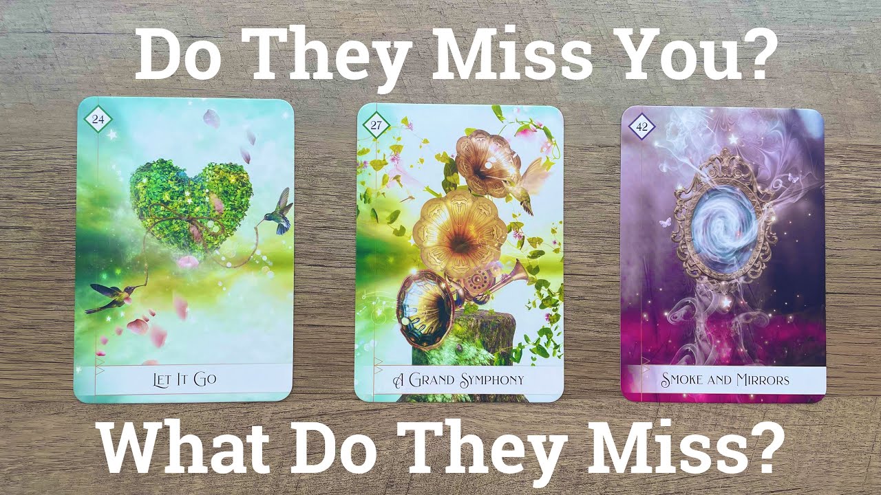 Pick A Card. Do They Miss You? What Do They Miss Most? No Contact Timeless Love Reading.