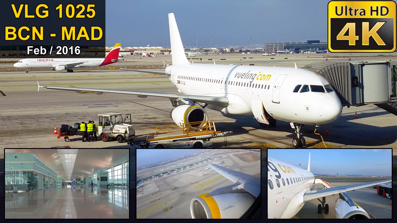 FLIGHT EXPERIENCE | Barcelona - Madrid | VUELING A320