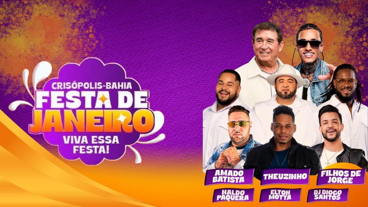 FESTA DE JANEIRO - CRISOPOLIS - BA 24 - 01 - 2026 - DOMINGO