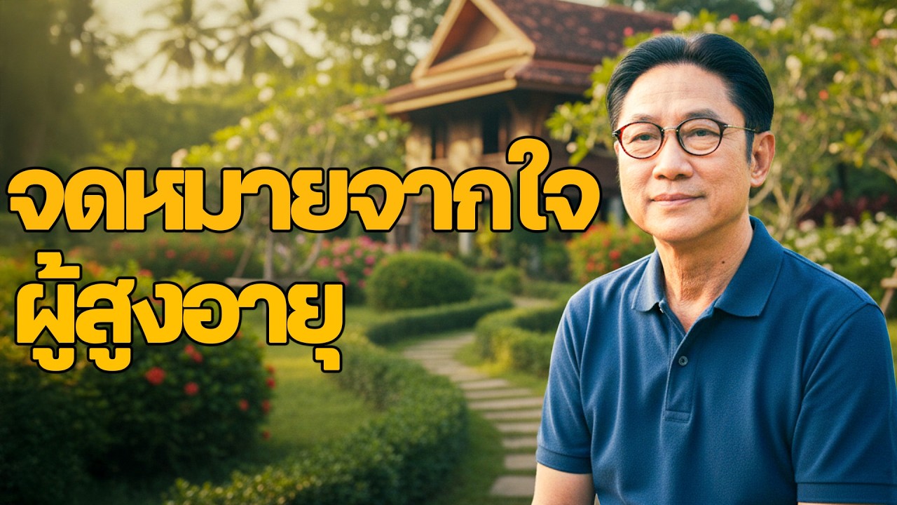 ฟังแล้วซาบซึ้งและสะเทือนใจ   จดหมายจากใจผู้สูงอายุ
