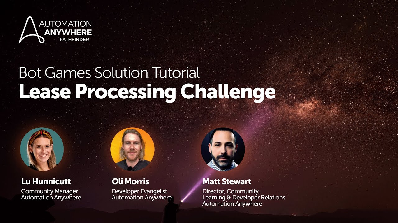 Bot Games Solution Tutorial | Lease Processing Challenge