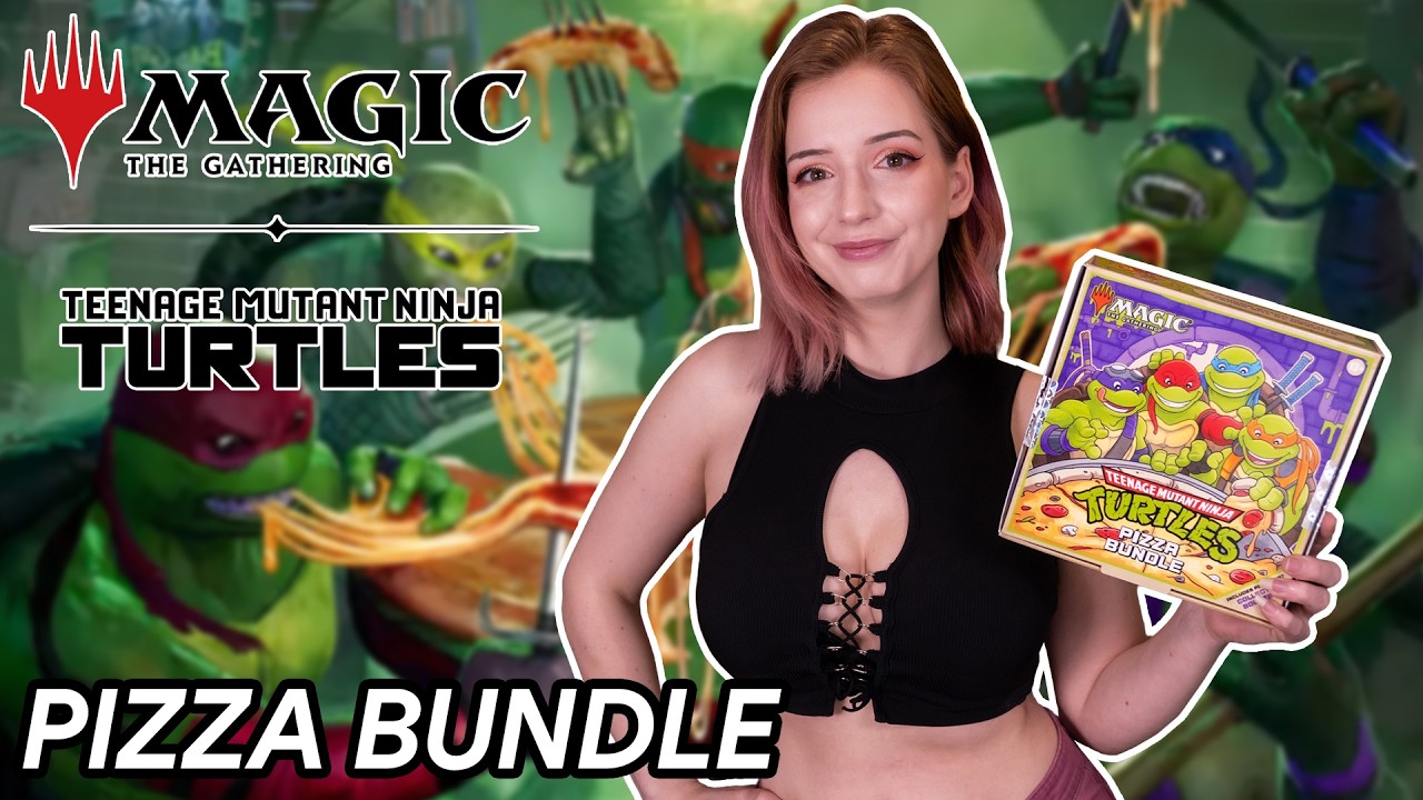 Unboxing the MTG Teenage Mutant Ninja Turtles Pizza Bundle!