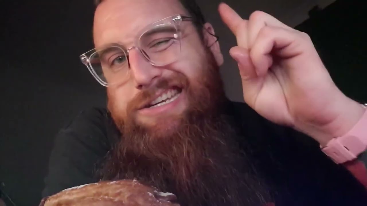 Mukbang   eating messy cream cakes   ASMR