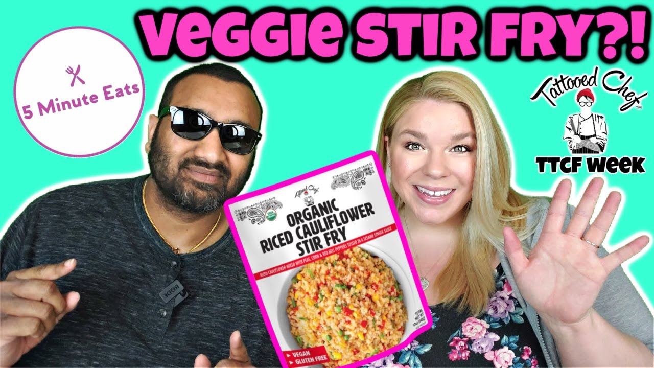Tattooed Chef Riced Cauliflower Stir Fry Review