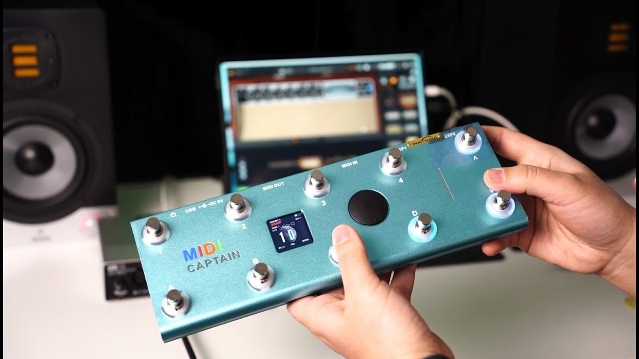Как настроить MIDI-контроллер для программных эффектов: PC CC Amplitube 5 Tips MIDI Captain Paint...
