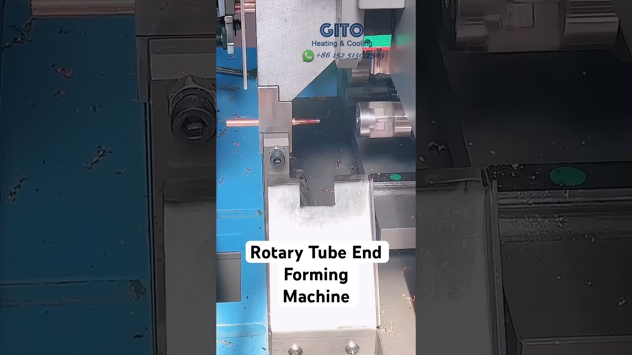 Automatic 5 Station Copper Rotary Tube End Forming Machine
