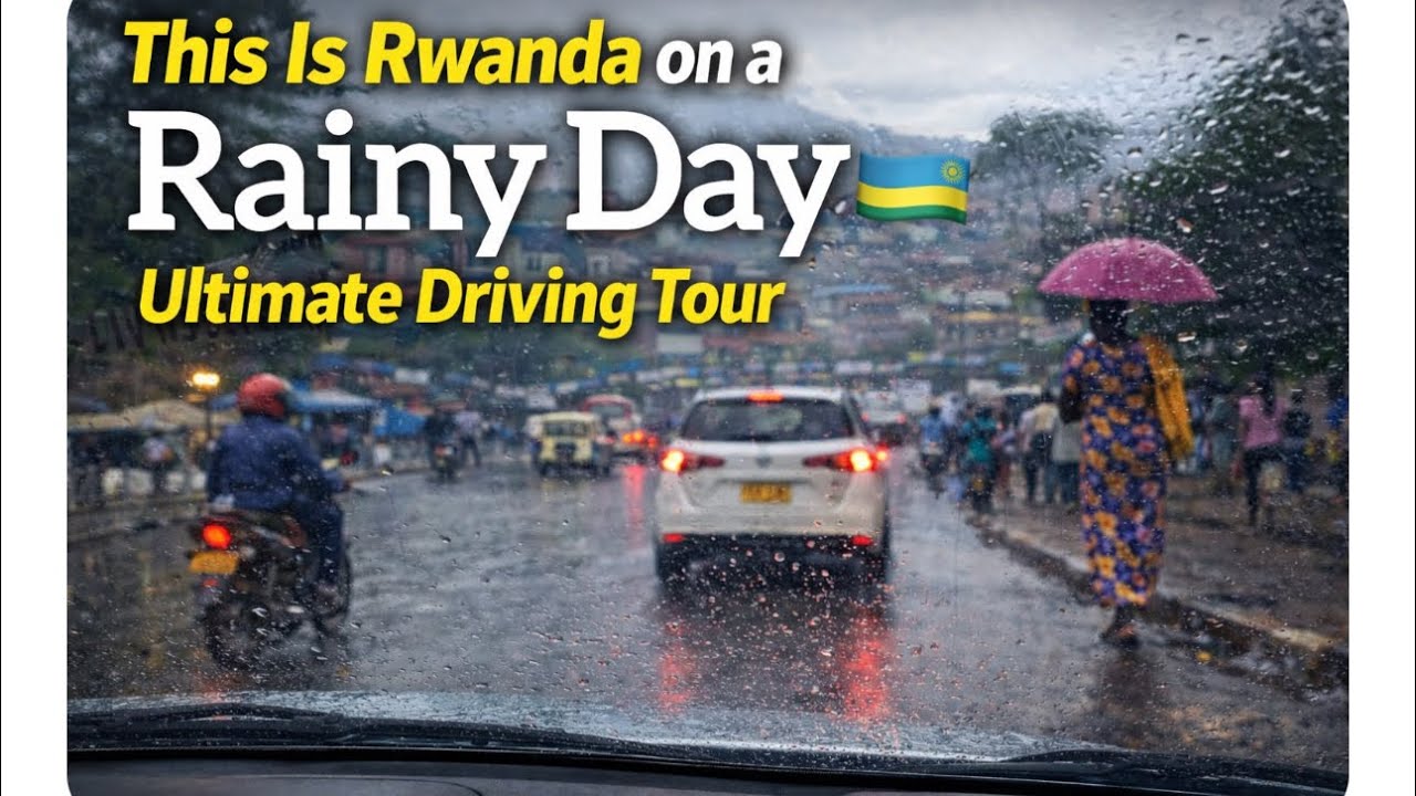 Rwanda 🇷🇼 Ultimate Driving Tour On A Rainy Day #vlog  #travel  #africa