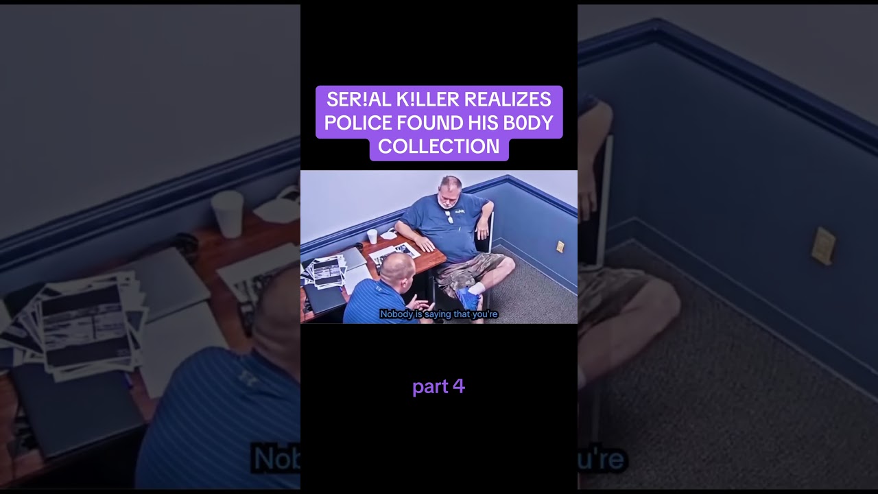 Serial killer realizes the Police finaly discovered his body collection! #crime  #crimestory