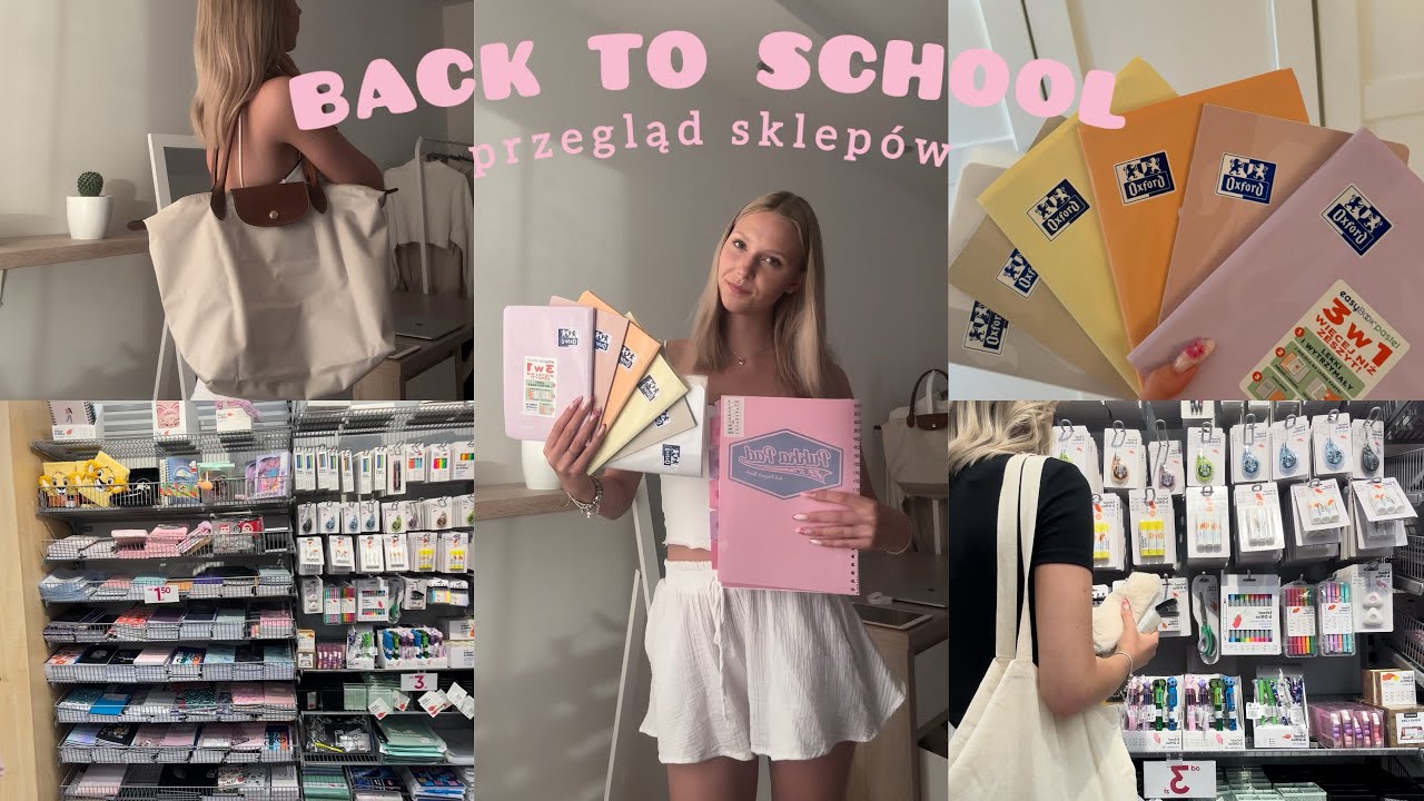 BACK TO SCHOOL 2024🤍przegląd sklepów🏫✏️