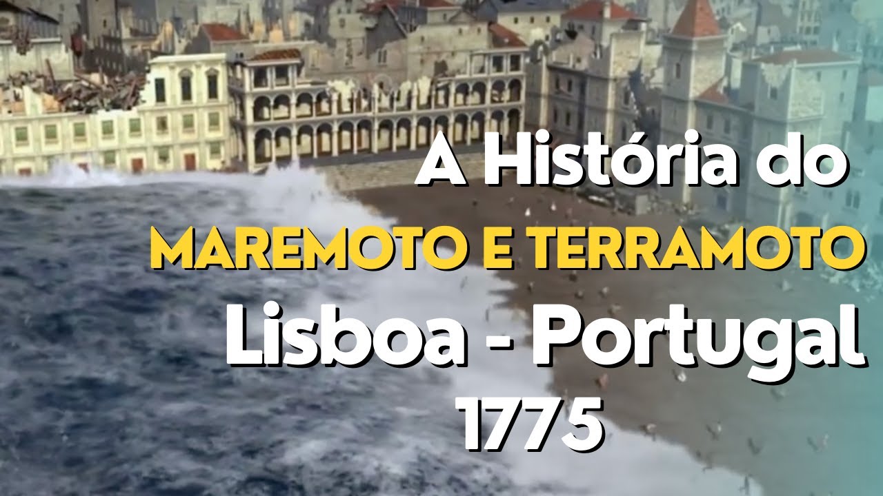 Видео воссоздает Лиссабонское землетрясение и морское землетрясение 1755 года.