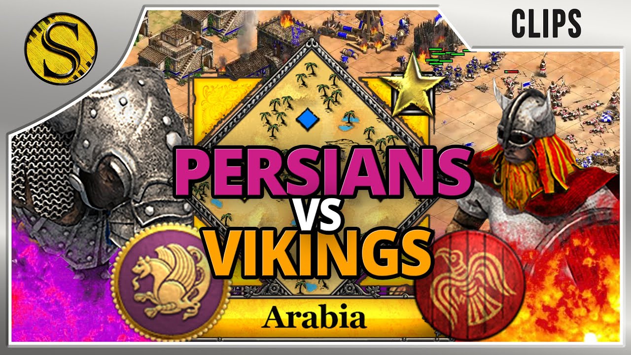 1v1 Arabia | Persians vs Vikings