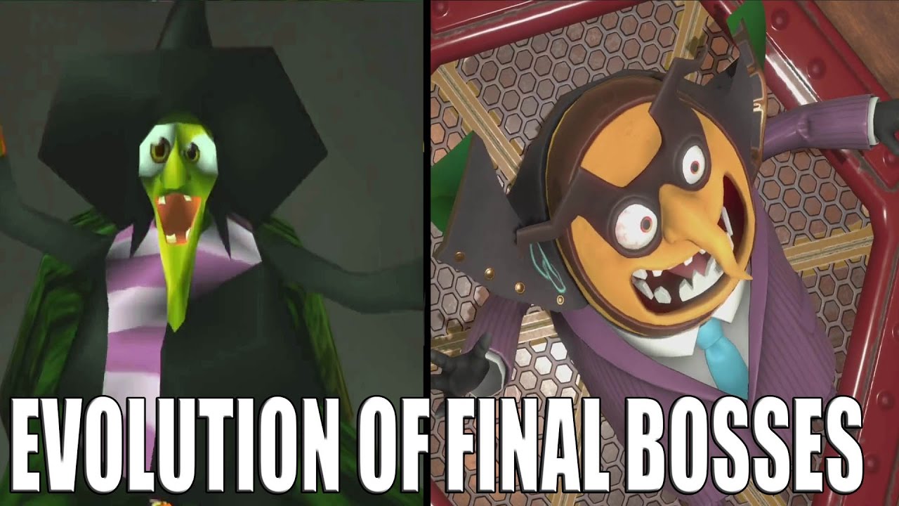 Evolution of Final Bosses in Yooka Laylee & Banjo Kazooie Games