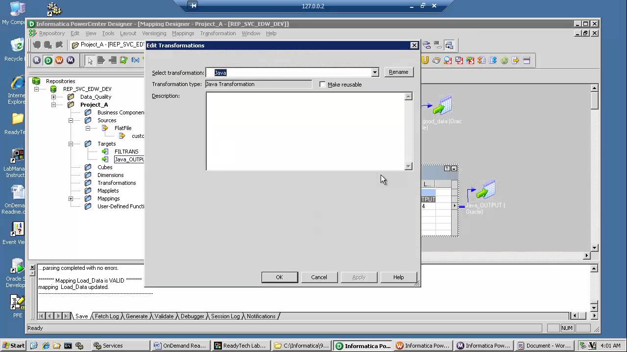PowerCenter-how to write custom messages to Session Log file
