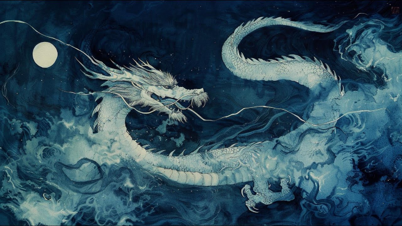 【月落聲 Sound of Moonfall】Zen Soundscape for study & sleep & relax (2 Hours)