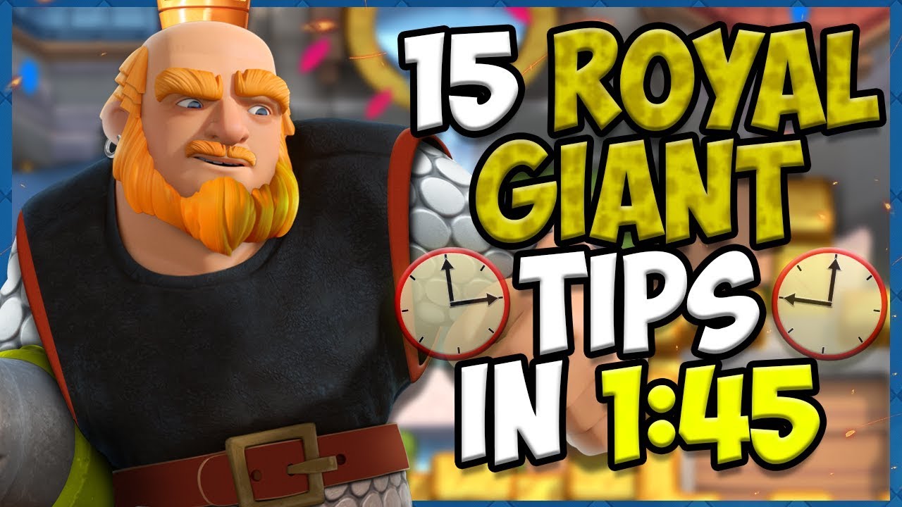 15 QUICK Tips About: Royal Giant 👑- Clash Royale