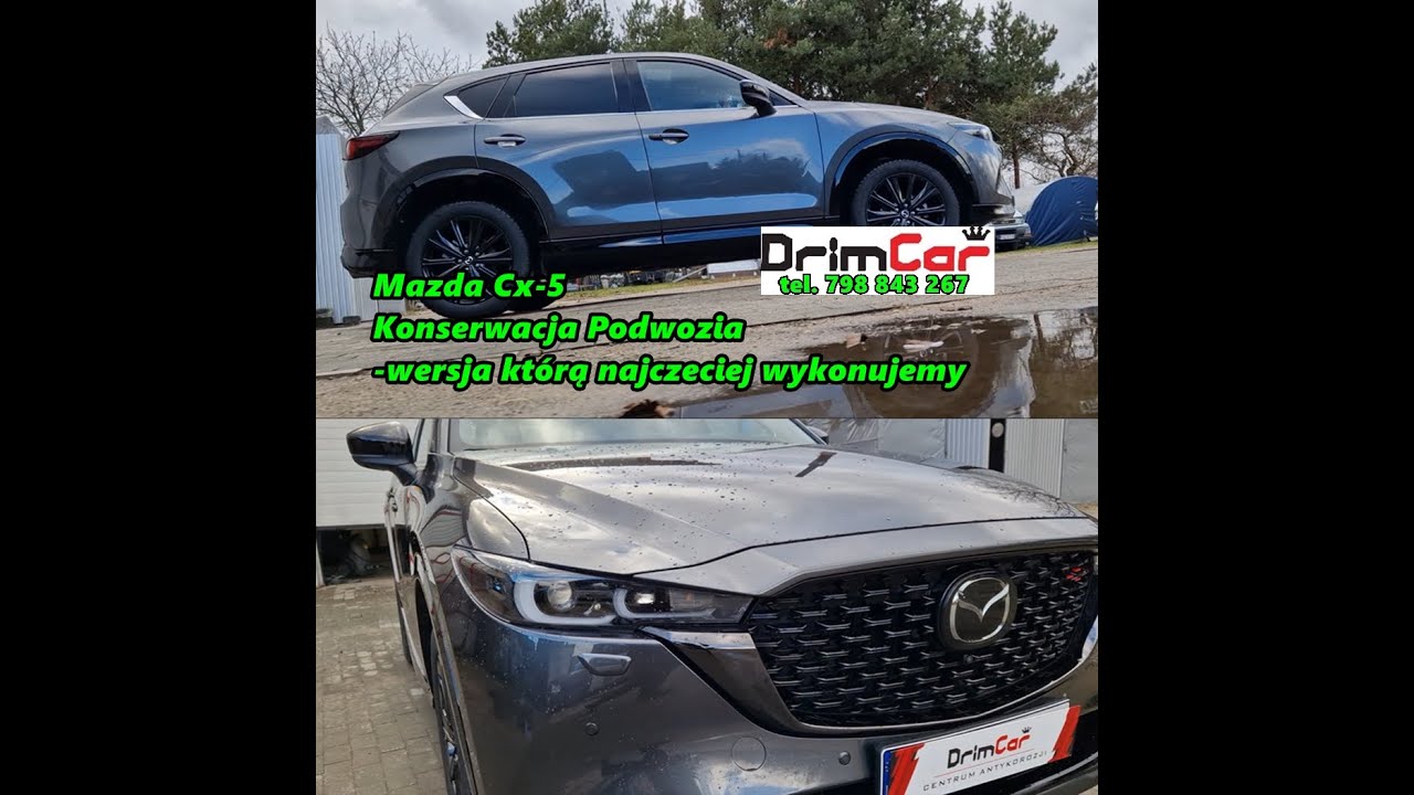Mazda Cx5 2023 Konserwacja Podwozia w DrimCar. Wersja Mix materiałów #konserwacjapodwozia #mazda