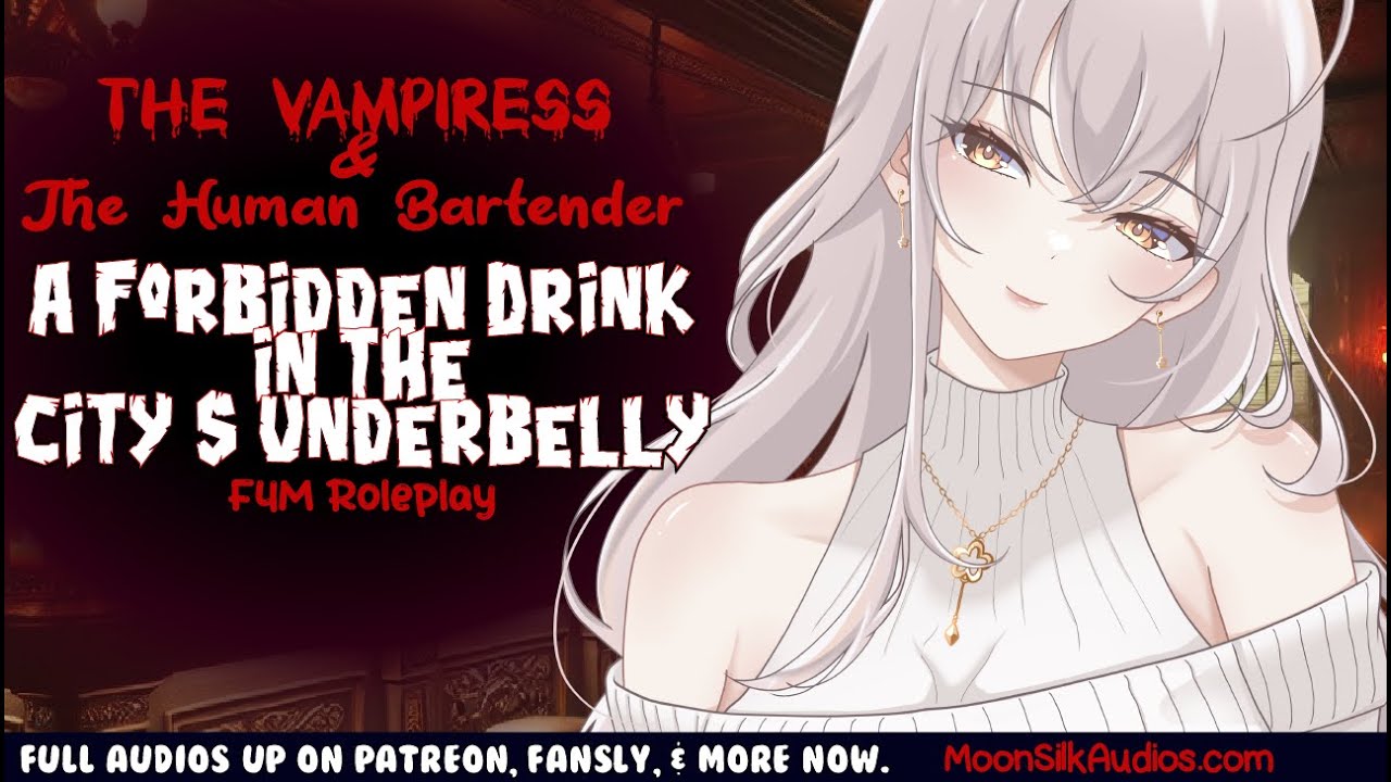 [F4M] Blood & Bourbon | Vampiress x Mysterious Bartender | Urban Fantasy ASMR