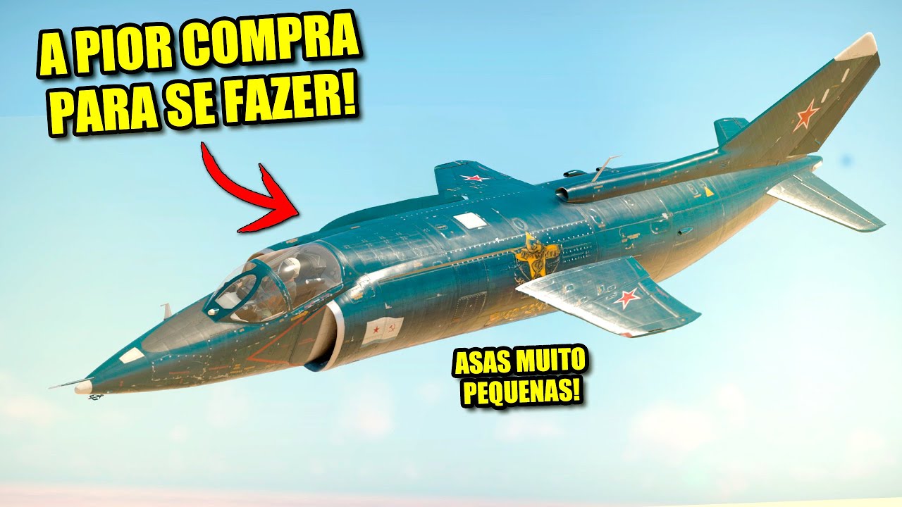 Usei o PIOR Jato Russo para Atacar o solo do jogo! - Yak38 - Warthunder PT - BR