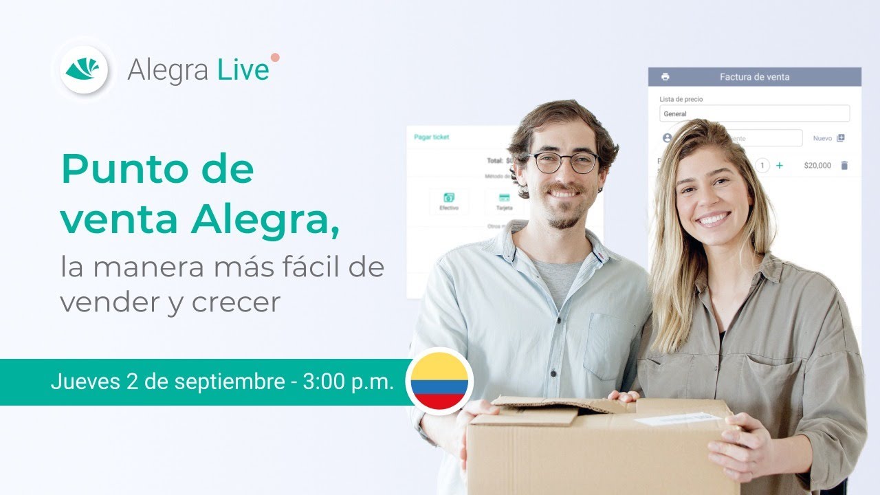 Alegra Live - Punto de venta Alegra, la manera más fácil de vender y crecer