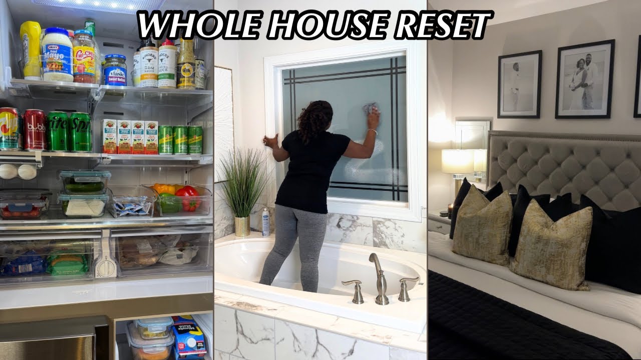 A Realistic Whole House Reset | Bedrooms, Fridge & Bathroom Clean