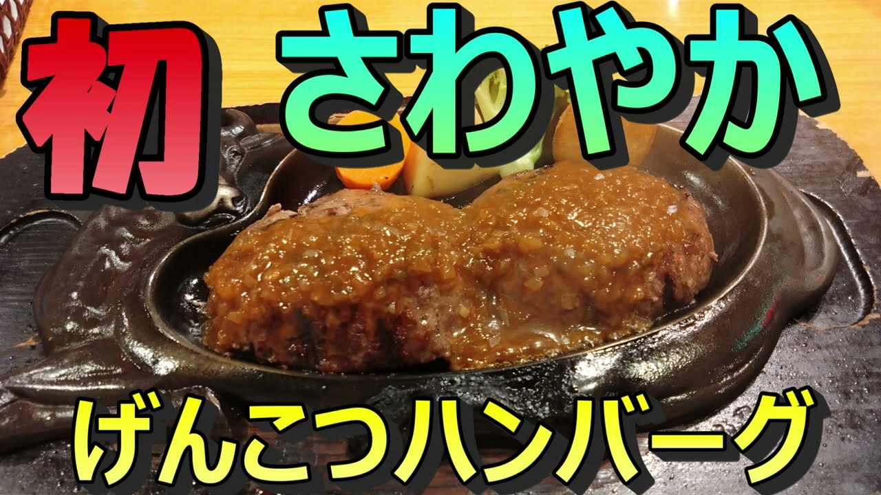 【さわやか】初めてのさわやか！げんこつハンバーグをかっ食らう！【カット・調理、レビュー動画】#さわやか#ハンバーグ#げんこつハンバーグ