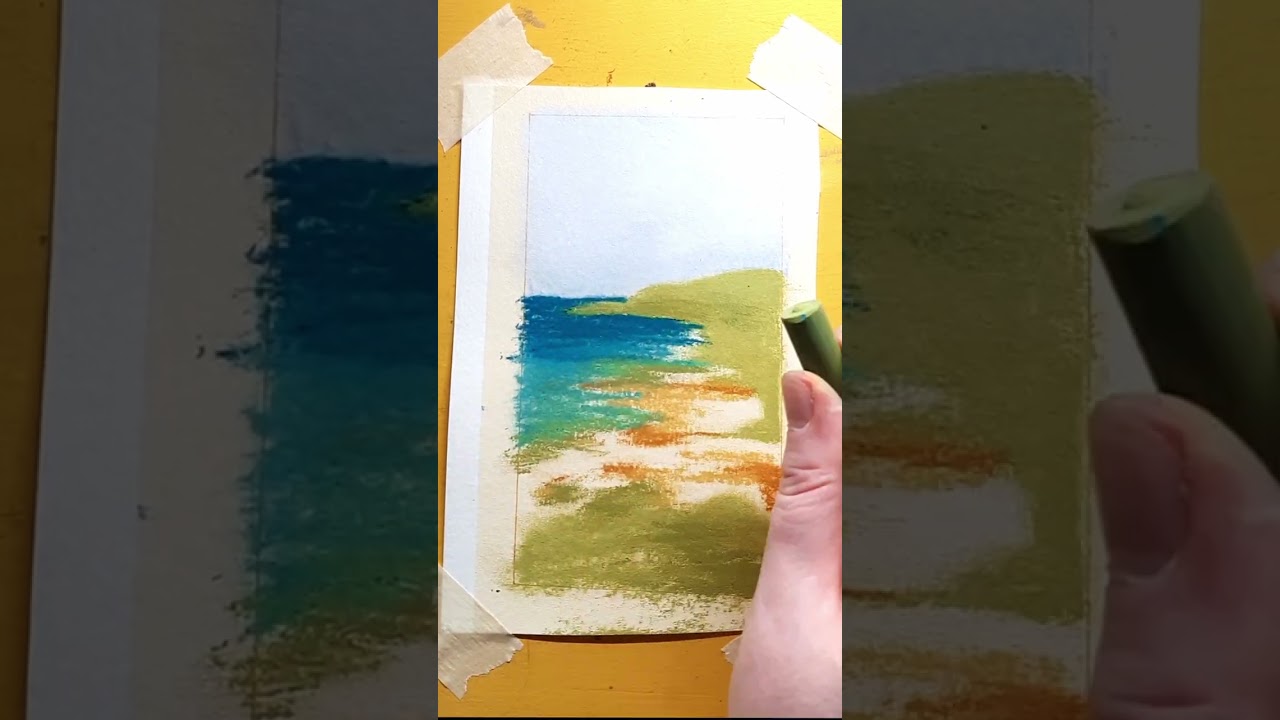 free easy pastel mini colour study: 