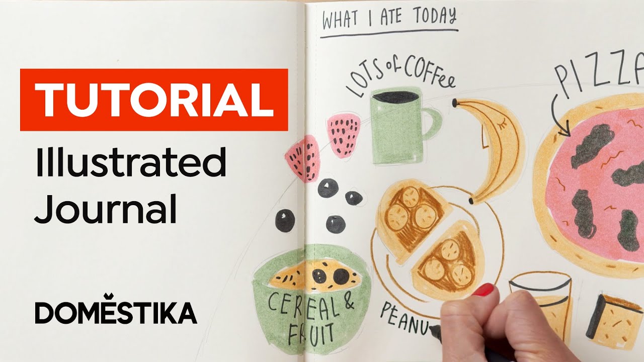 How to Keep an Illustrated Journal - Bullet Journal Tutorial by Kate Sutton | Domestika English