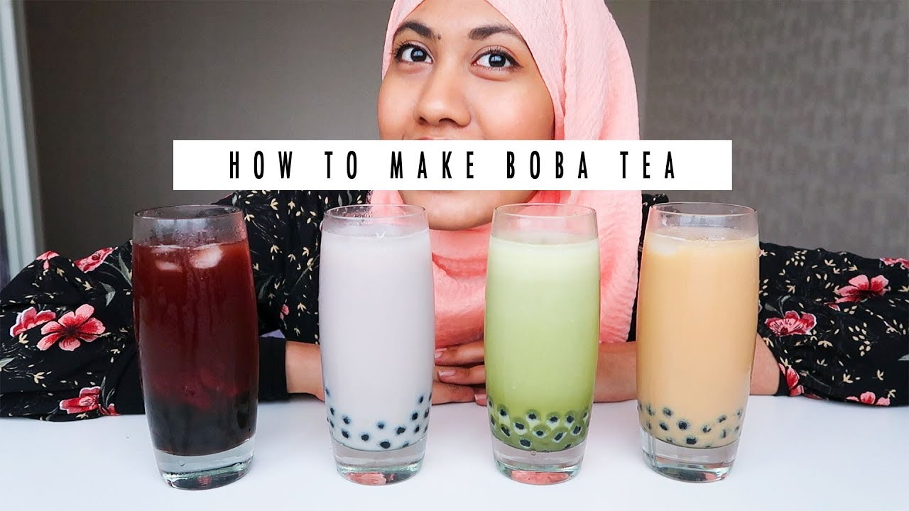 How to Make Bubble Tea | Boba Milk Tea Recipe | Four Flavours | Hungry for Goodies