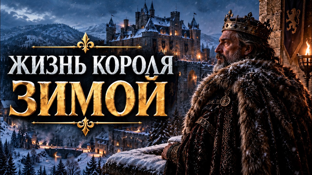 HOW A KING SURVIVED WINTER IN A MEDIEVAL CASTLE | Quiet History for Sleep