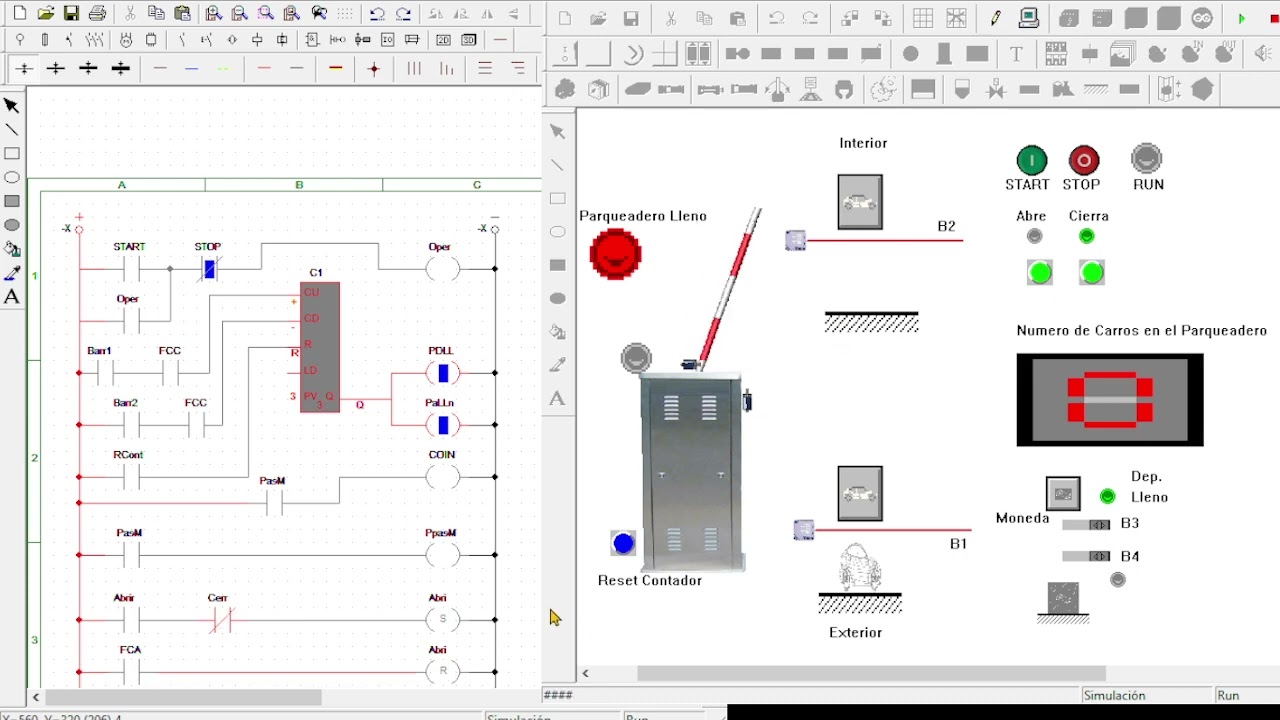 Video 1B, complemento al Ejercicio en CADE SIMU y PC SIMU, 