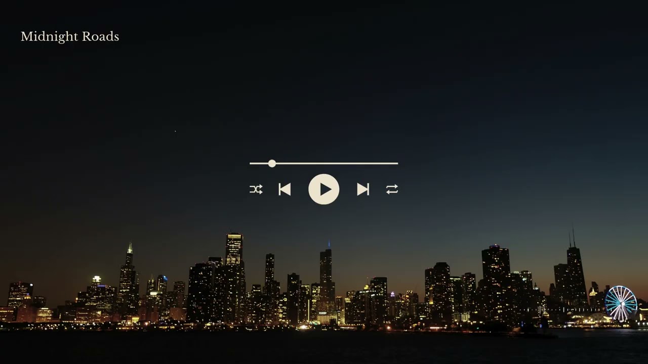 Midnight Roads– Calm Night Drive R&B for Late-Night Thinking