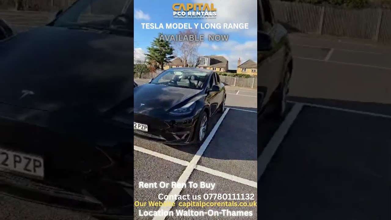 Tesla Model Y Long Range AVAILABLE FOR RENT 