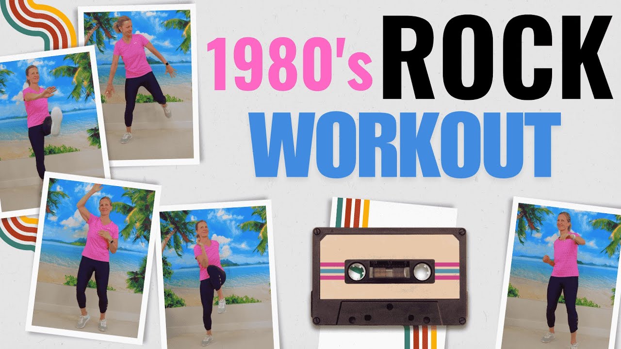1980’s ROCK Workout! | All Standing, Low Impact Cardio for Total Body Fun 🎸