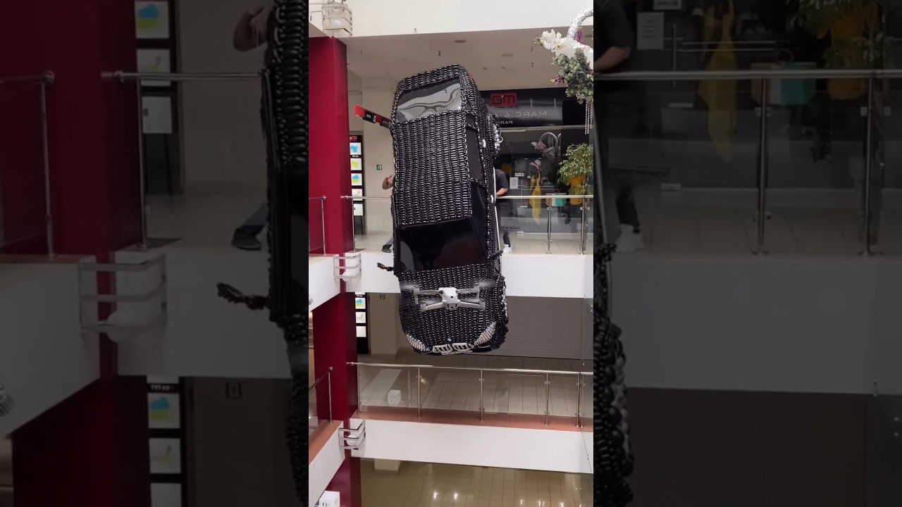 This BMW Made of Balloons... One Burst Could Ruin Everything 😱