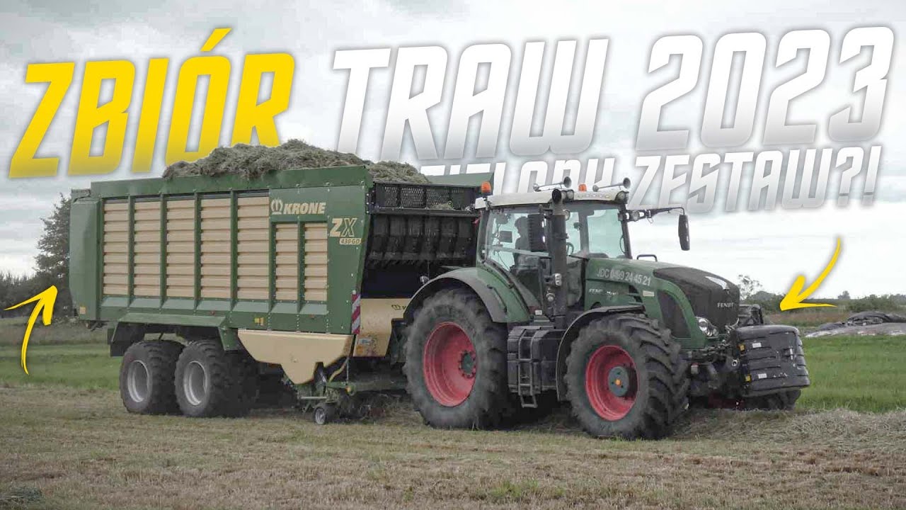 🔥ZBIÓR TRAW 2023🔥ZESTAW JAK U NIEMCA?!🔥USŁUGI ROLNICZE DYLIK🔥FENDT 936 & KRONE ZX 430GD🔥