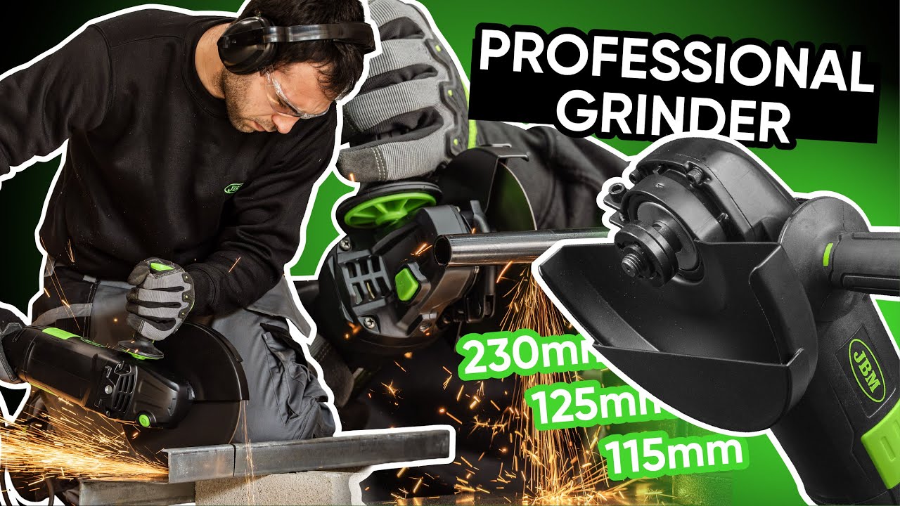THREE professional ANGLE GRINDERS for three levels of DEMAND | 54872 - 54883 - 54753