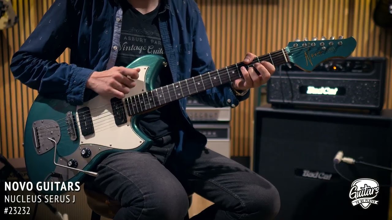 Novo Nucleus Serus J | Fralin P-90s & Mastery Vibrato | #23232