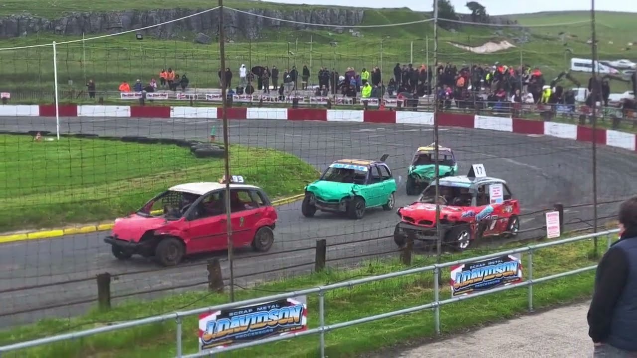 Buxton Raceway, Junior Bangers massive flip 30/06/2024