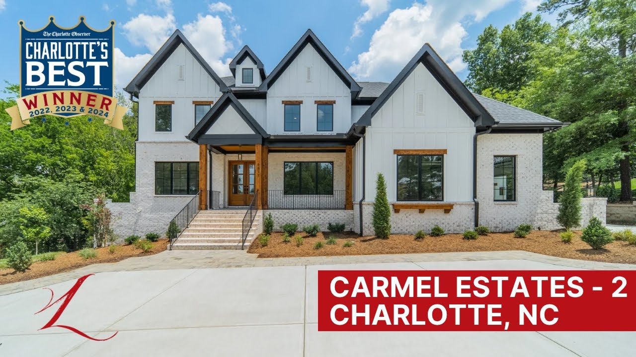 Gorgeous New Construction Home In Carmel Estates Located In Charlotte, NC.
