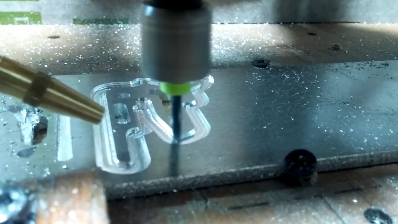 X-Carve Milling Aluminum - Paintball Autococker Triggerplate