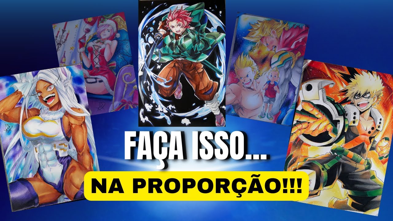 Como Aprender a Proporção de Todos os Personagens?! - Aula Especial 1
