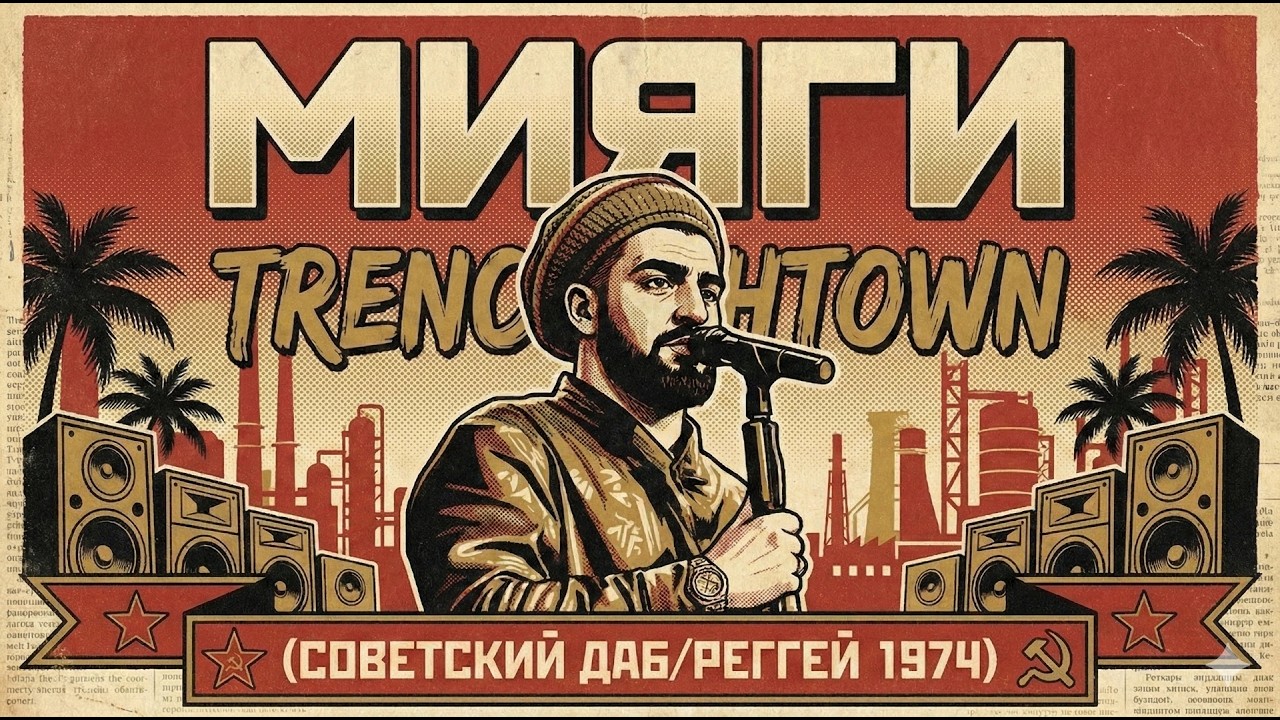 МИЯГИ - TRENDCHTOWN (Советский ДАБ/РЕГГИ 1974) | Советский винил