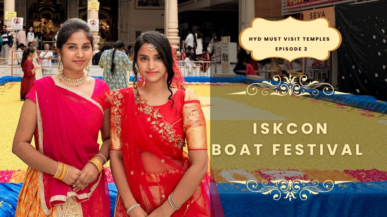 ISKCON Temple boat Festival￼ || Hyderabad, ISKCON Temple || #abids #isckon #boatfestival #viral